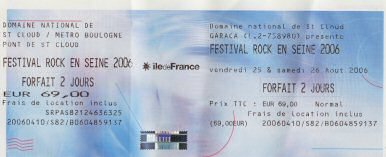 Rock en Seine 2006 - le s�same